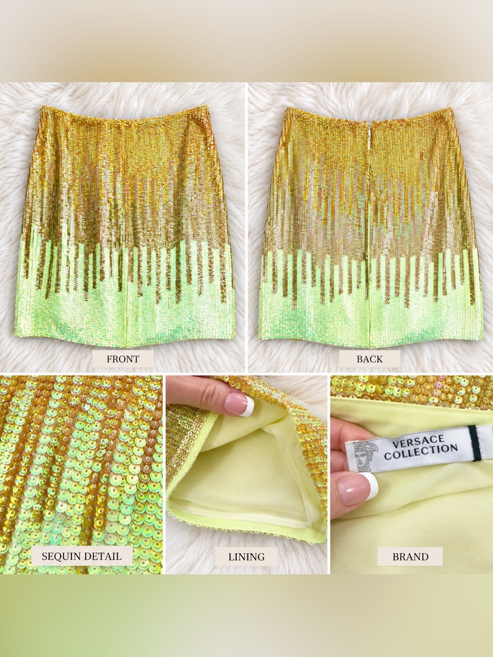 VERSACE COLLECTION SKIRT - Picture 12 of 15